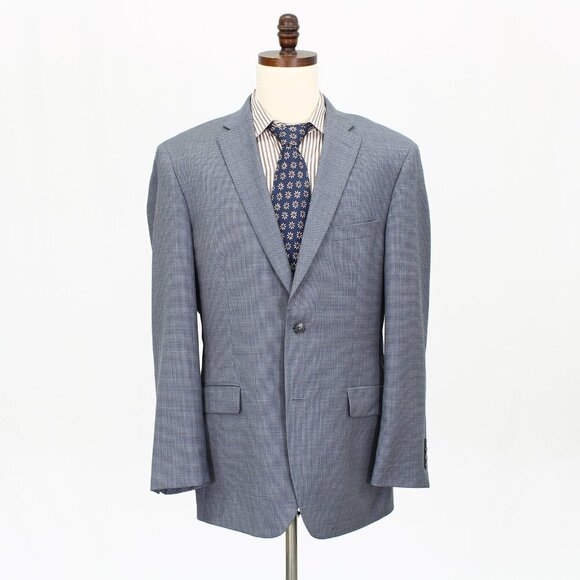 Jos. A. Bank Other - Jos. A. Bank 44L Blue Solid 2-Button Sport Coat Blazer Jacket G526